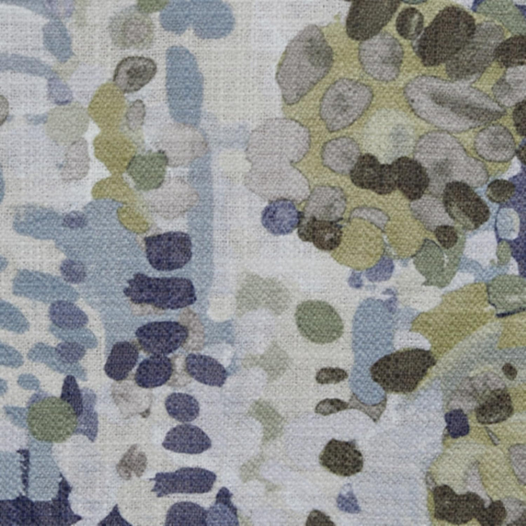 Signature Design by Ashley Dustinford Contemporary Abstract Floral Swivel Glider Accent Chair with Reversible Cushions, Blue & Green