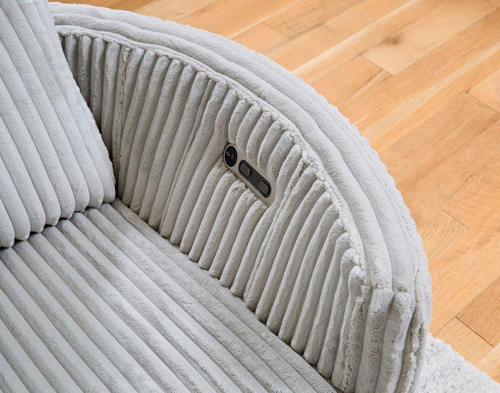 Parker Living Radius - Mega Grey Power Glider Reclining Console Loveseat