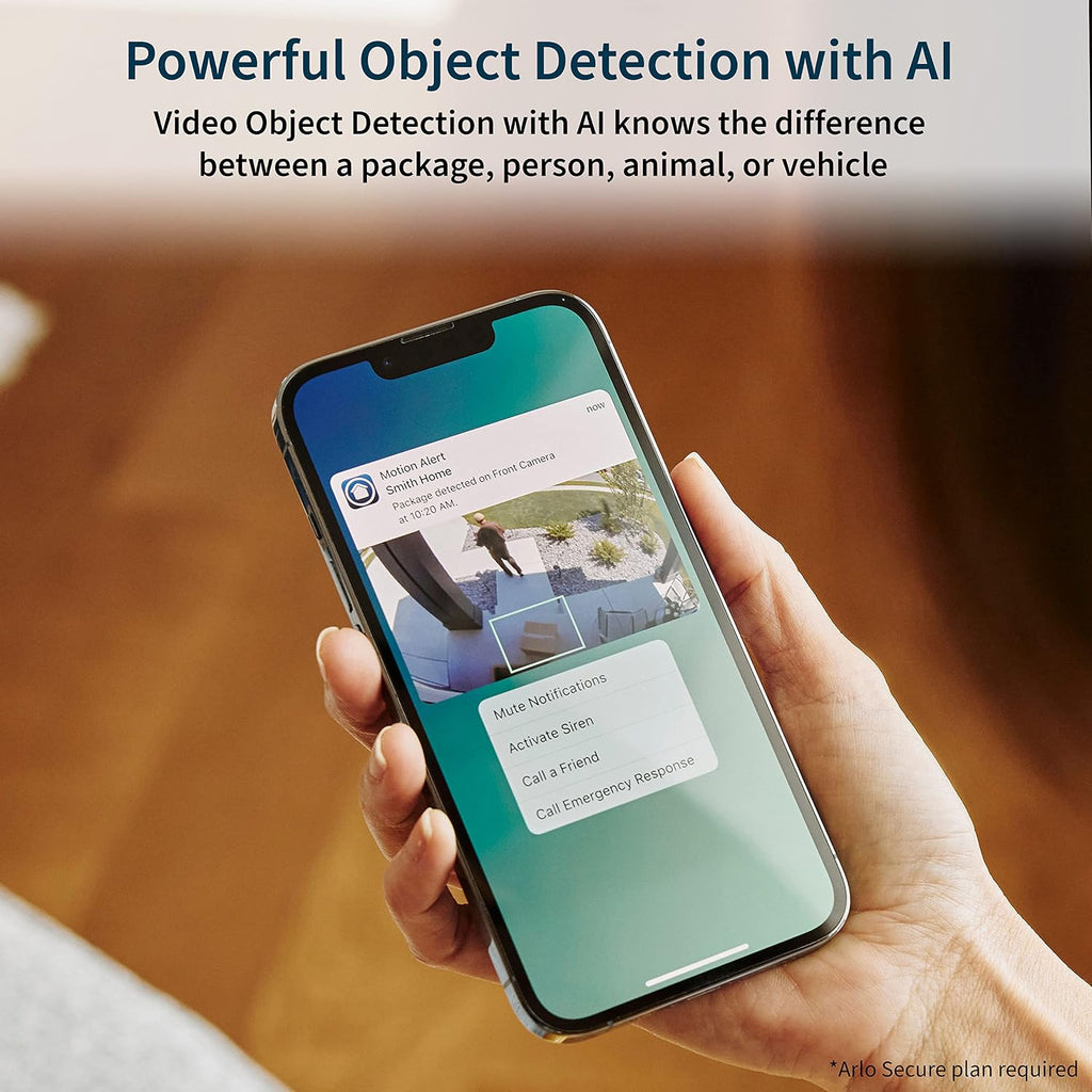 Arlo Pro 5S 2K Spotlight Camera - 2 Pack - Security Cameras Wireless Outdoor, Dual Band Wi-Fi, Color Night Vision, 2-Way Audio, Home Security Cameras, Home Improvement, White – VMC4260P (Renewed)