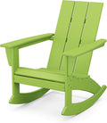 POLYWOOD® Modern Adirondack Rocking Chair, Lime