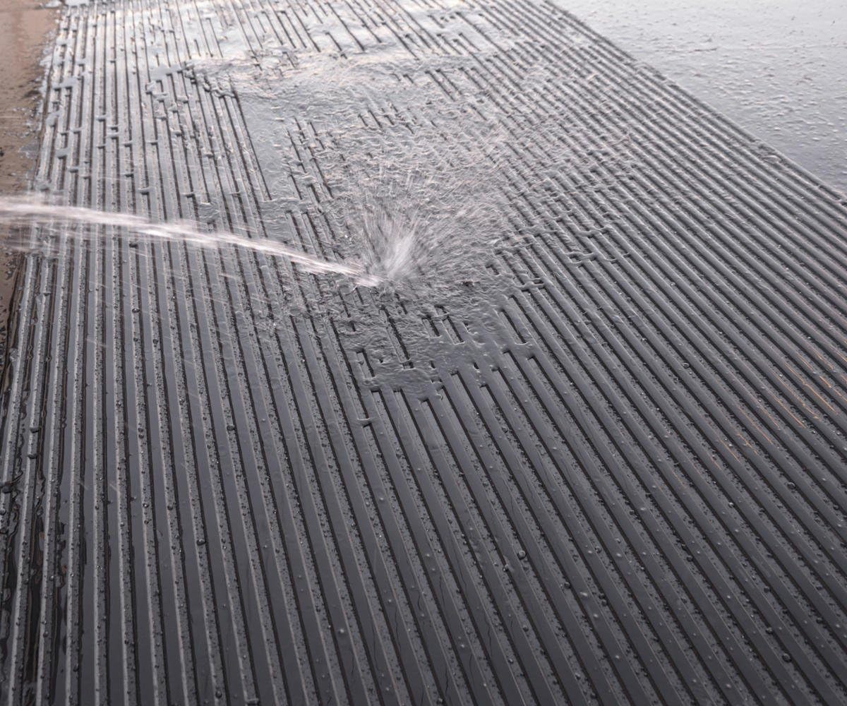 BDK M330 Heavy-Duty Truck Utility Bed Mat – Extra-Thick 4' x 8' Rubber Cargo Liner, Durable All-Weather Protection, Trim-To-Fit Design, Black