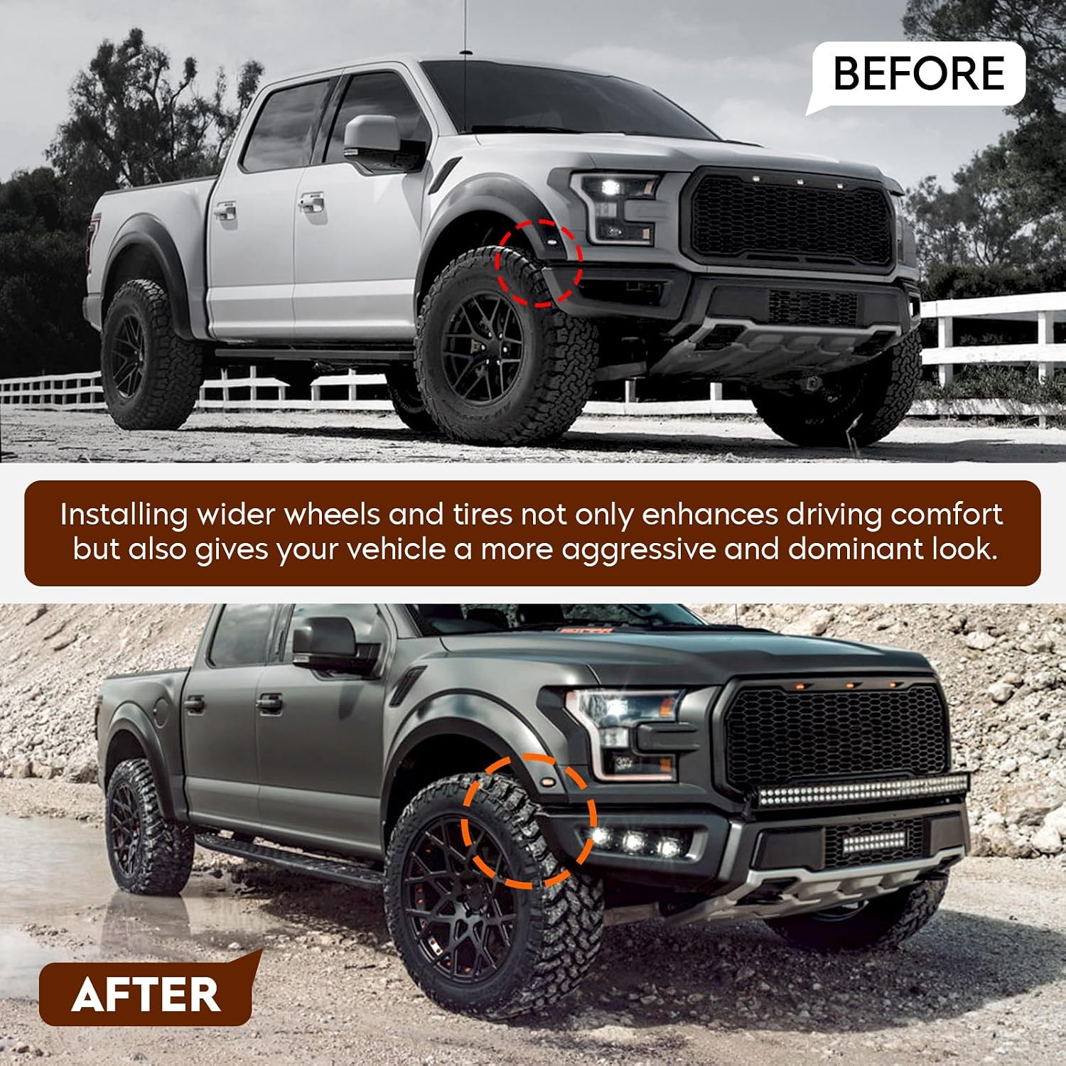 Aeagle 6X5.5 Hubcentric Wheel Adapters, 1.5' 6x139.7 for 2001-2022 Tahoe, 2000-2014 Suburban 1500, Forged 6 Lug Wheel Spacers with M14x1.5 Studs 78.1mm Bore 4PCS