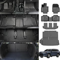 Floor Mats for Toyota Highlander 2020-2026 7 Seats - All Weather Floor Liners and Cargo Mat with Seatback Protector Highlander Accessories