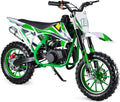 49cc 2-Stroke Kids Dirt Bike, Gas Power Motocross, Off Road Mini Motorcycle, Pocket Motorbike with Front Rear Disc Brakes, Racing Max Speed 30KM/H (Red)