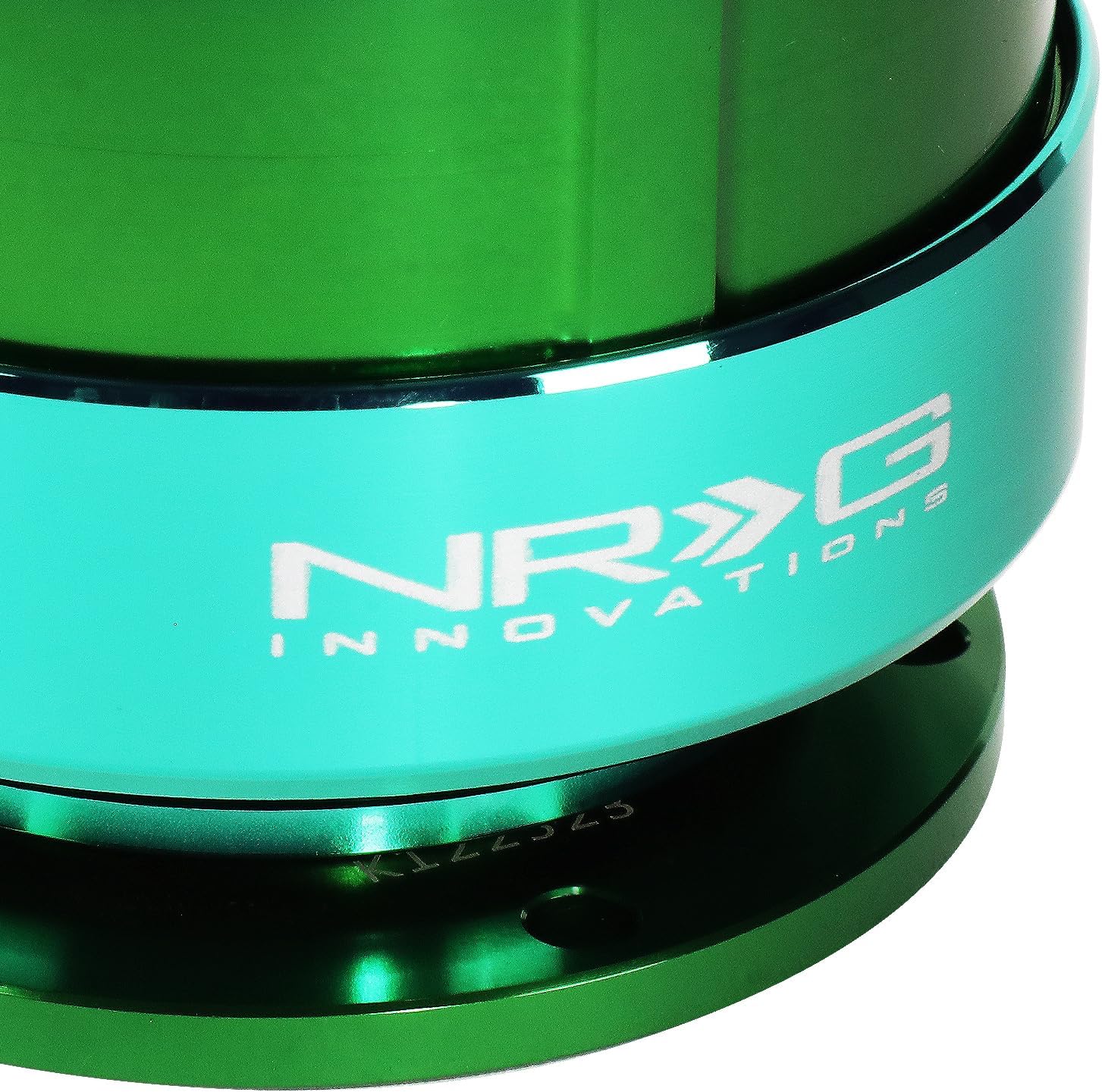 NRG Innovations Gen 2.0 Steering Wheel Quick Release Adapter 6-HOLE with Mounting Bolts, (Green Body/Green Ring) 6-Hole Design, NRG-SRK-200GNGN