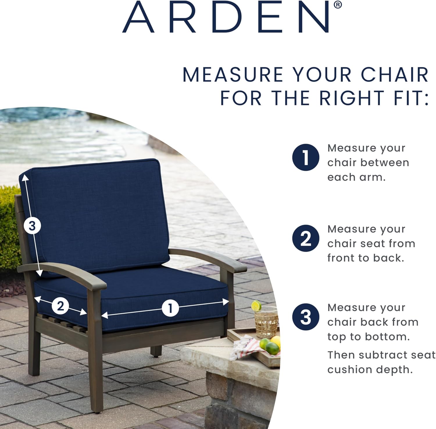Arden 4-Pack Outdoor Patio Dining Chair Cushion, 20x44, Rain-Proof Seat Pad, Fade-Resistant Outdoor Cushion Turquoise Daphne Medallion