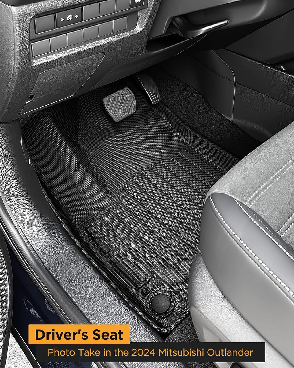 for Mitsubishi Outlander 2022-2025 2026 Floor Mats Cargo Liner (Not Fit PHEV ＆ Sport Models) Trunk Carpet All Weather Heavy Duty TPE Rubber Waterproof Tech Mats for Mitsubishi Outlander 2023 2024