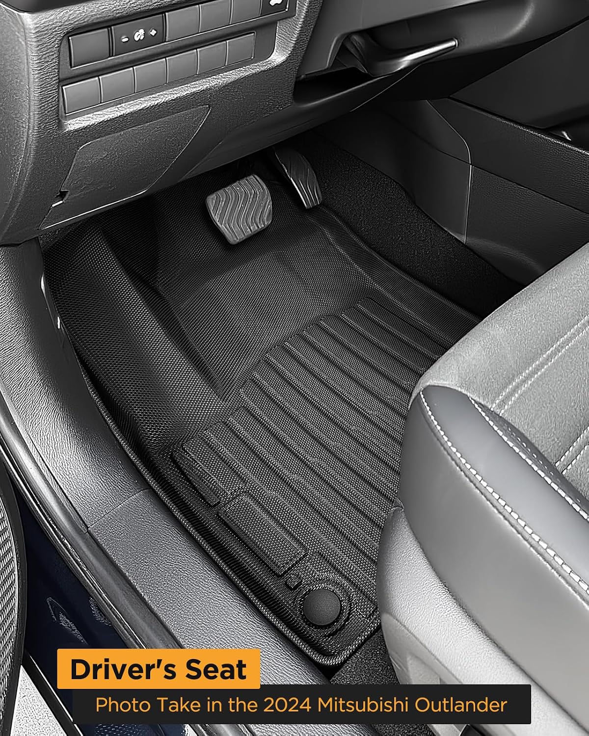 for Mitsubishi Outlander 2022-2025 2026 Floor Mats Cargo Liner (Not Fit PHEV ＆ Sport Models) Trunk Carpet All Weather Heavy Duty TPE Rubber Waterproof Tech Mats for Mitsubishi Outlander 2023 2024