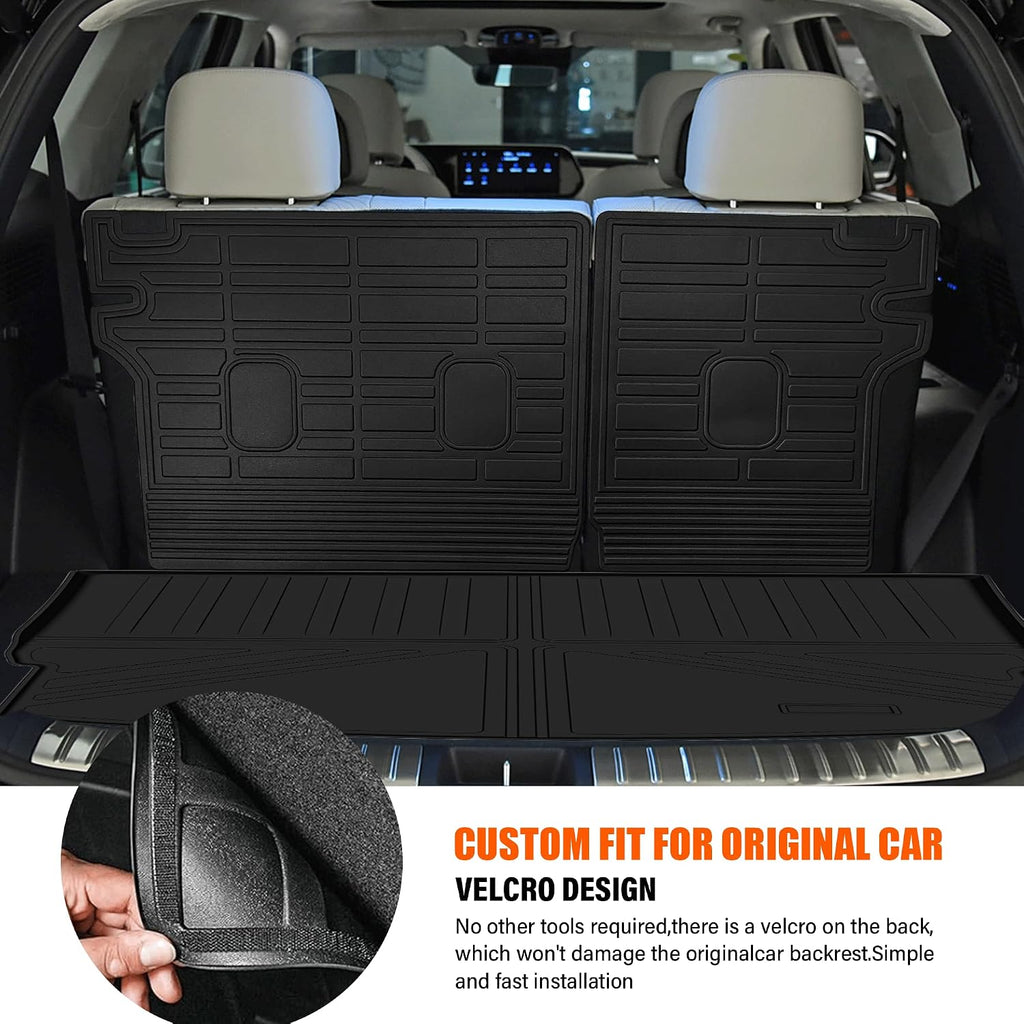 Floor Mats & Cargo Liner for 2021-2025 Nissan Rogue with Backrest Mat S/SV/SL/Platinum (NOT for Sport) All Weather TPE Protection Floor Liners Full Set with Trunk Mat for 2025 Nissan Rogue Accessories