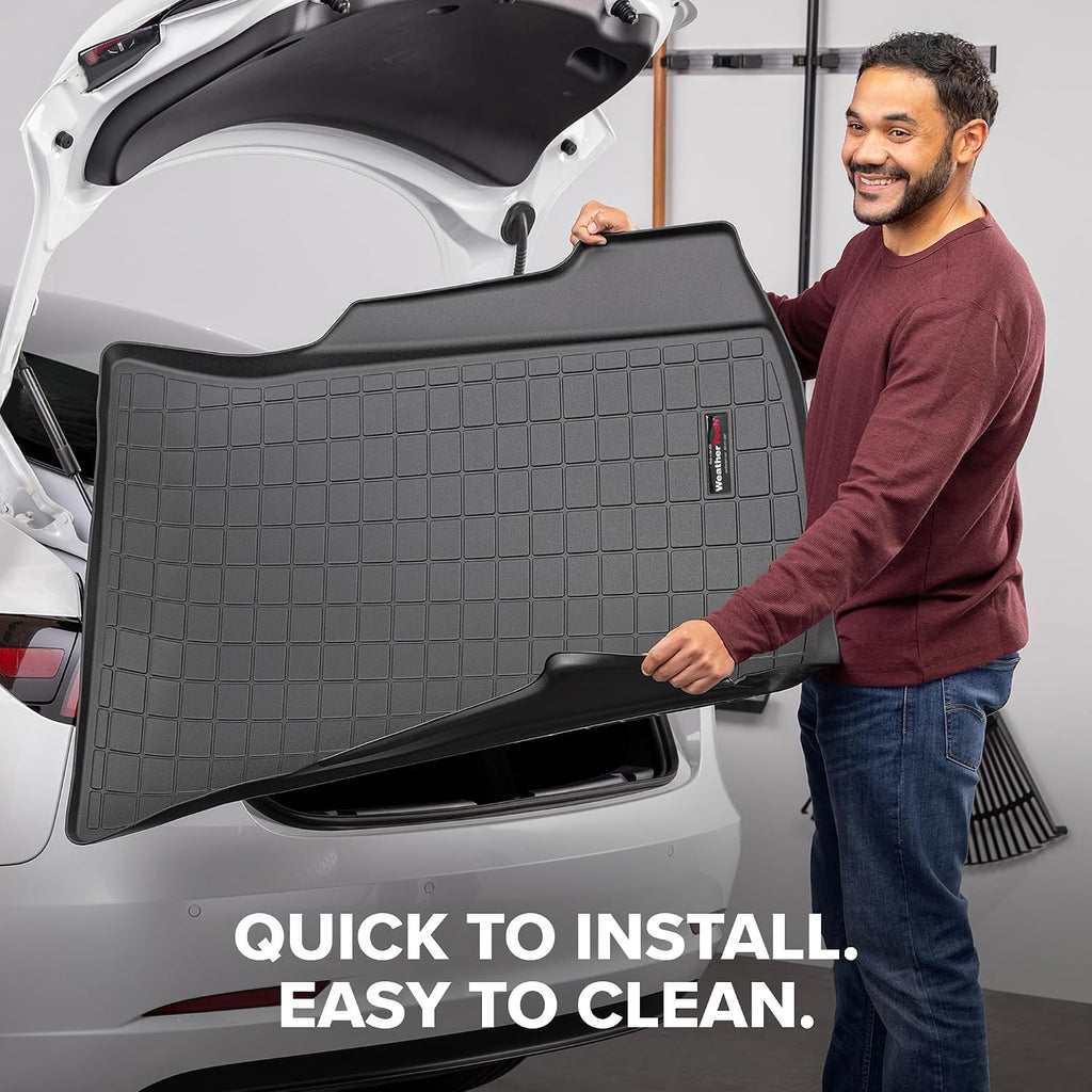 WeatherTech Cargo Trunk Liner for Chevrolet Camaro, Trunk (40441), Black