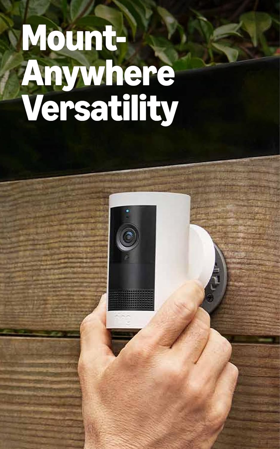 Ring Outdoor Cam Plus, Plug-In (newest model), Home or business security, Wide-Angle 2K Video with Ring Vision, Low-Light Sight for full-color night vision, Mount-Anywhere Versatility, 2-pack, Black