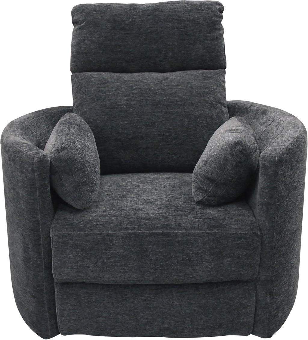 Parker Living Radius - Mediterranean Power Swivel Glider Recliner for Adults with USB and Type-C Ports, Single Sofa Chair for Living Room