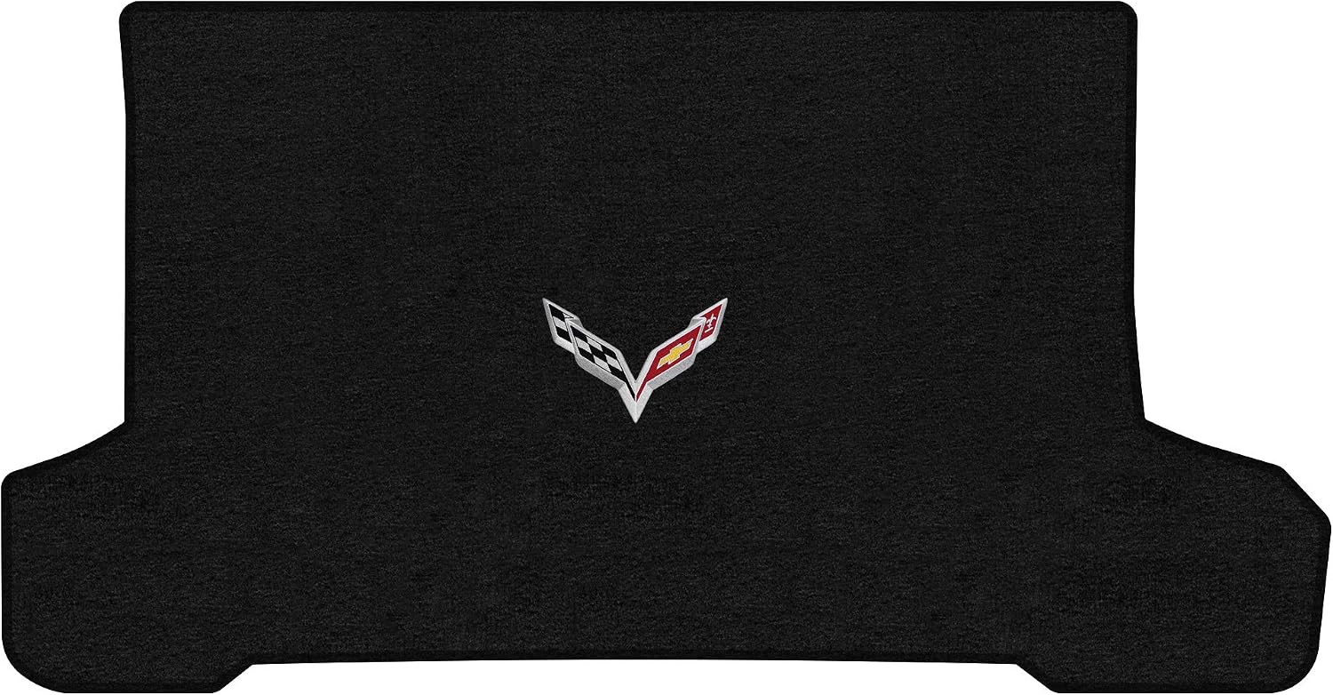 Lloyd Mats Floor Mats for Chevrolet C7 Corvette 2014-2019 | 1PC Cargo Mat | Charcoal | Non-Slip Backing | Convertible