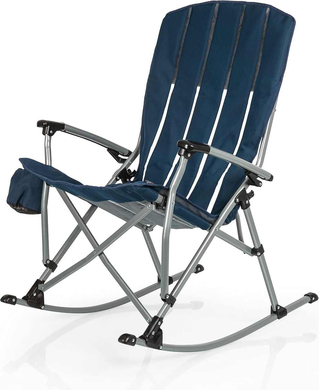 Picnic TIME Outdoor Rocking Camp Chair - XL Heavy Duty Camping Chair for Adults