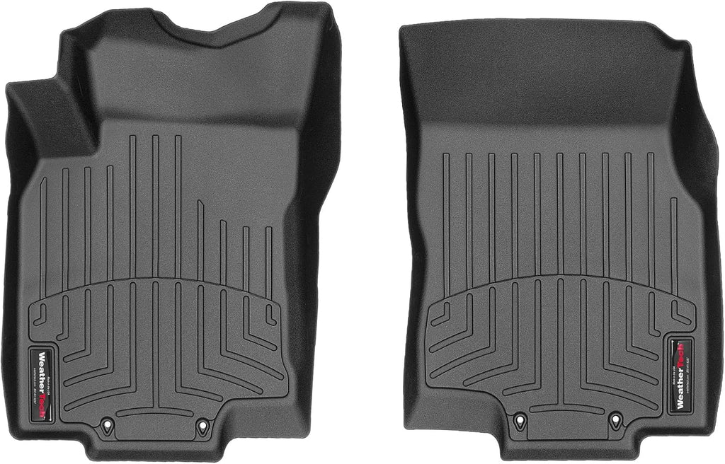 WeatherTech Custom Fit FloorLiners for Nissan Rogue Sport - 1st Row (4411721), Black