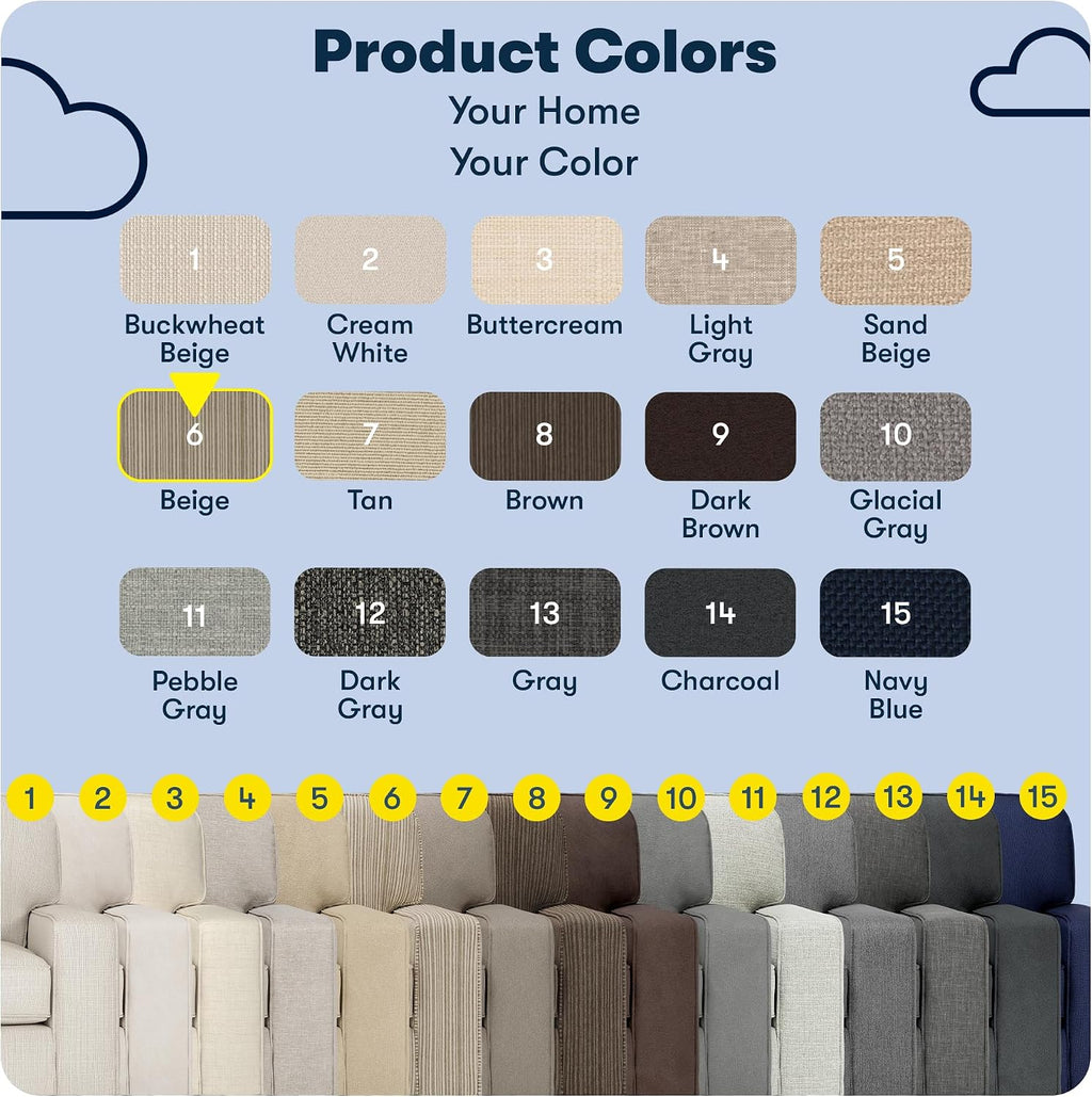 Serta Palisades 61' Track Arm Sofa, Easy Care Polyester, Soft Pillow Back, Pocket Coil Seat Cushions, Removable Covers, Loveseat or Couch for Small Spaces, Living Rooms or Bedrooms, Beige
