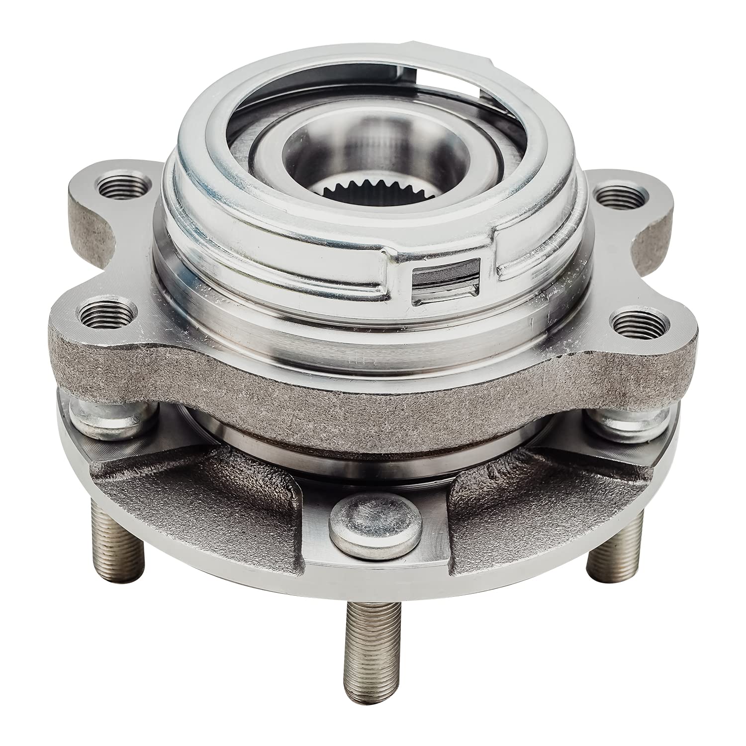 Detroit Axle - 2 Front Wheel Bearing Hubs for 2009-2017 Nissan Murano 2011 Quest, Replacement Wheel Bearing and Hub Assembly Set, Pair Hubs