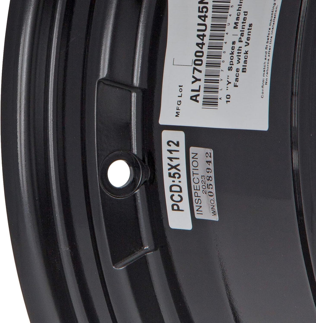 16x6.5 Black Alloy Wheel Rim for Volkswagen Jetta 2019-21