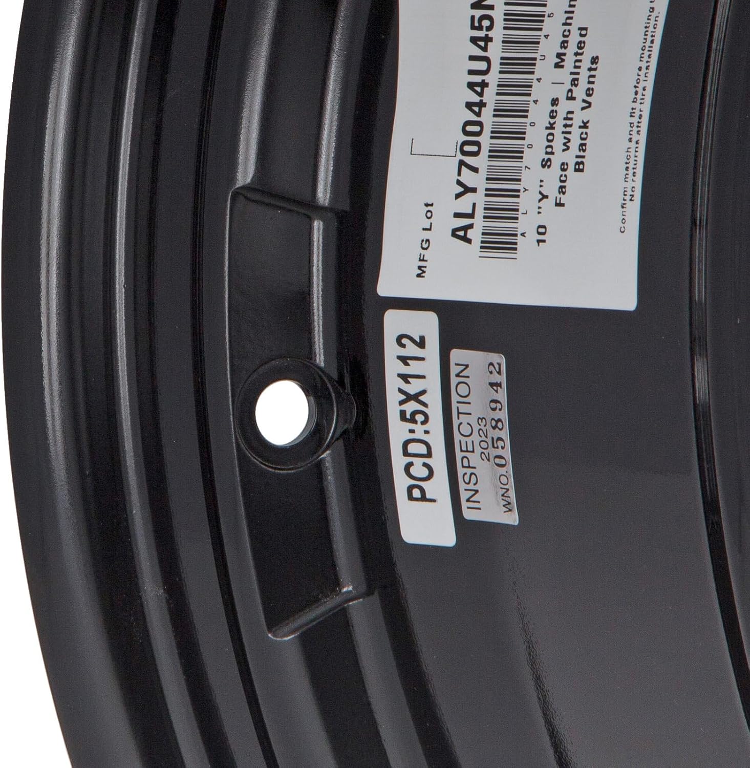 16x6.5 Black Alloy Wheel Rim for Volkswagen Jetta 2019-21