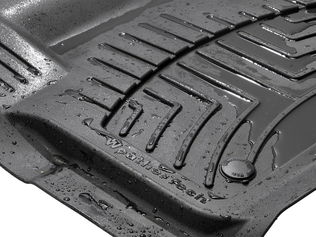 WeatherTech FloorLiner HP Custom Fit Floor Mats for Honda CR-V, CR-V Hybrid 1st Row (4411101IM), Black