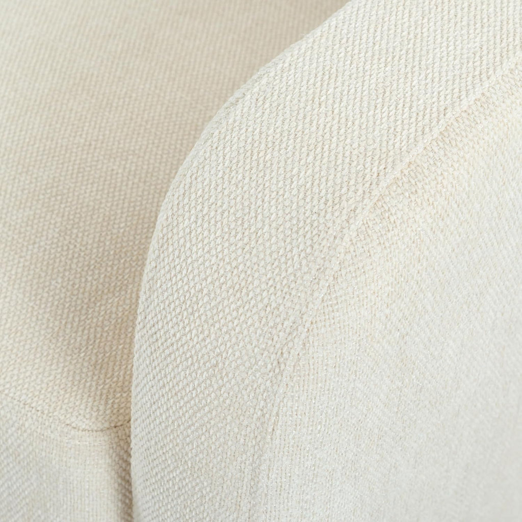 SAFAVIEH Couture Furniture Collection Nathaniel Cream Tufted 3-Seater Sofa