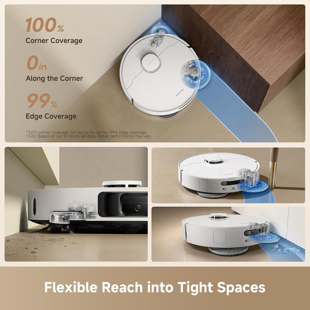 DREAME L40 Ultra Gen 2 Robot Vacuum Cleaner (White) and Accessories Kit