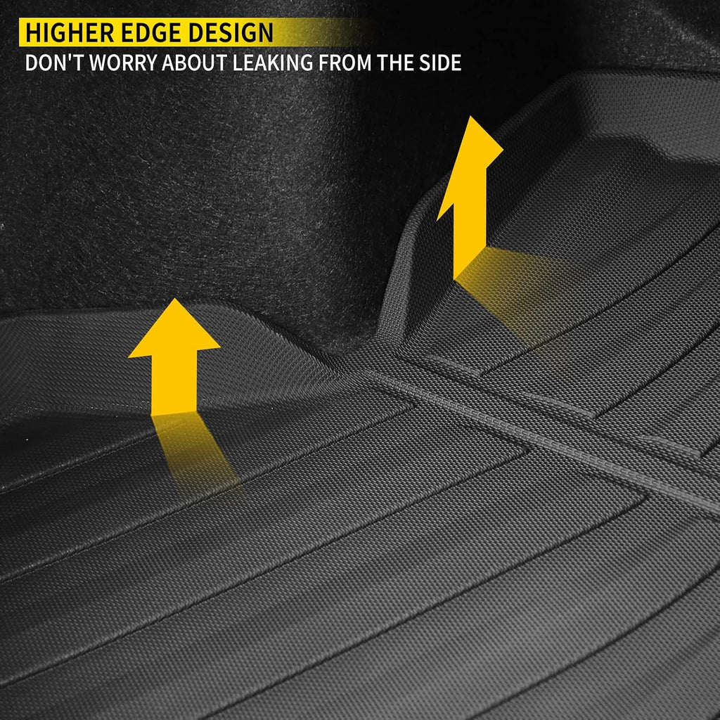 Floor Mats Compatible with 2022-2025 2026 Honda Civic Sedan (Not for Hatchback) Trunk Mat Cargo Mat Cargo Liner All Weather Trunk Liner Civic Accessories (Rear Trunk Mat +Floor Mats)