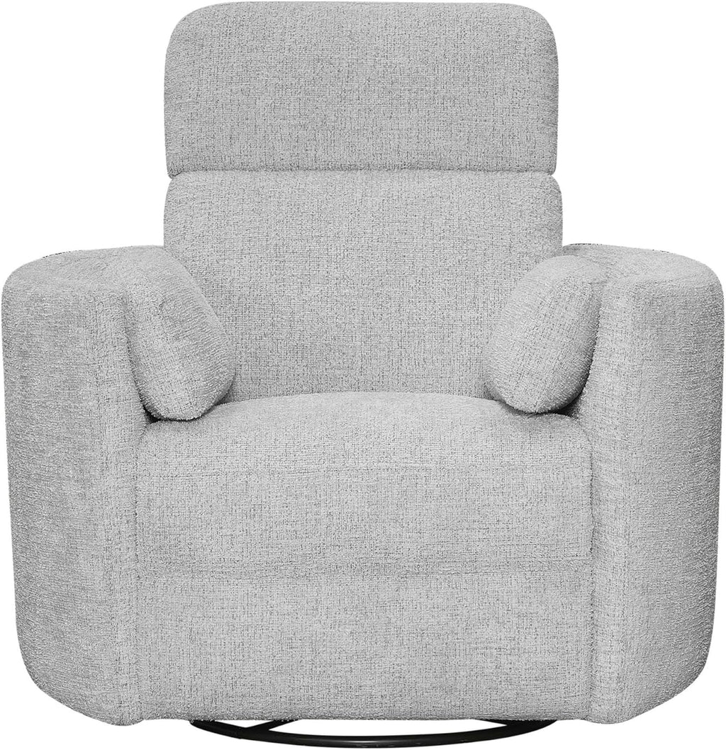 Parker Living Radius - Angora Linen Manual Swivel Recliner Two Pack