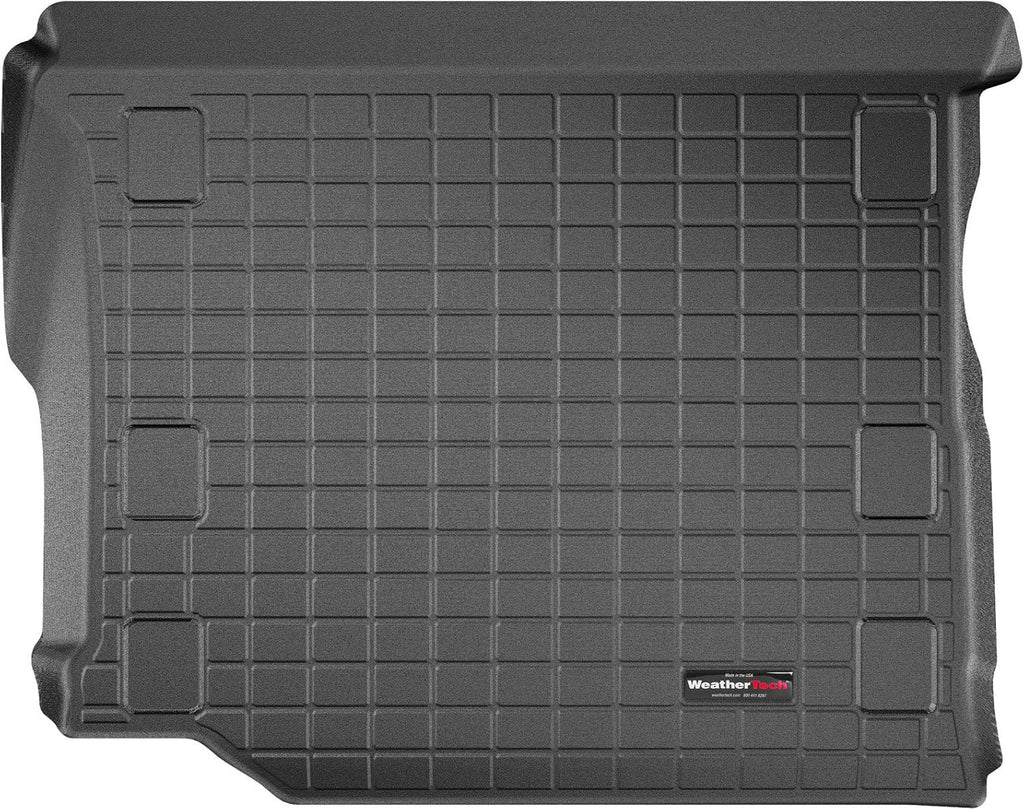WeatherTech Cargo Trunk Liner for Jeep Wrangler Unlimited 4-Door, Wrangler Unlimited Rubicon 392, Wrangler 4-Door - Behind 2nd Row (401107), Black