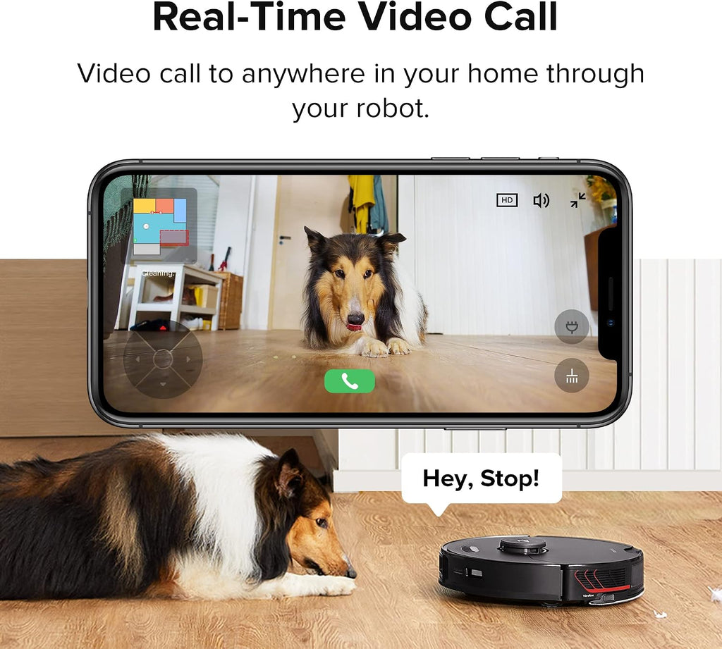 roborock S7 MaxV Robot Vacuum and Sonic Mop, 5100Pa Suction, 3D Structured Light Obstacle Avoidance, Auto Lifting Mop, Ultrasonic Carpet Detection, Compatible with Alexa, Perfect for Pet Hair