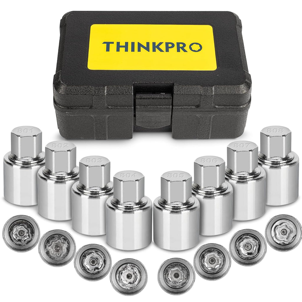 Lug Nut Key Compatible with Jeep,801 to 808 Wheel Lock Key | Wheel Lock Key Master Set for Jeep Renegade,Wrangler, Cherokee and Dodge Jouney 2016 -2020), Easy Removal Locking socket