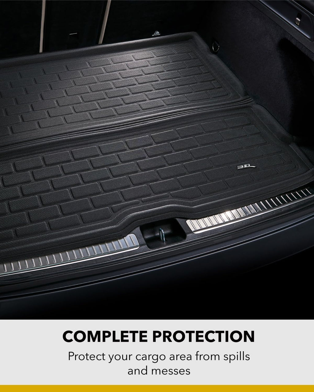 3D MAXpider Custom Fit Kagu Cargo Liner (Black) Compatible with Honda Pilot 2009-2015 - Cargo Liner