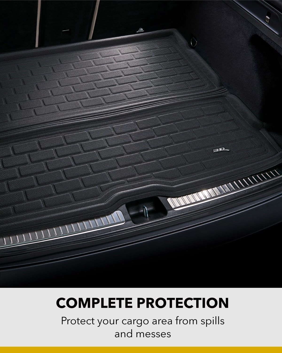 3D MAXpider Custom Fit Kagu Cargo Liner (Black) Compatible with Honda Pilot 2009-2015 - Cargo Liner