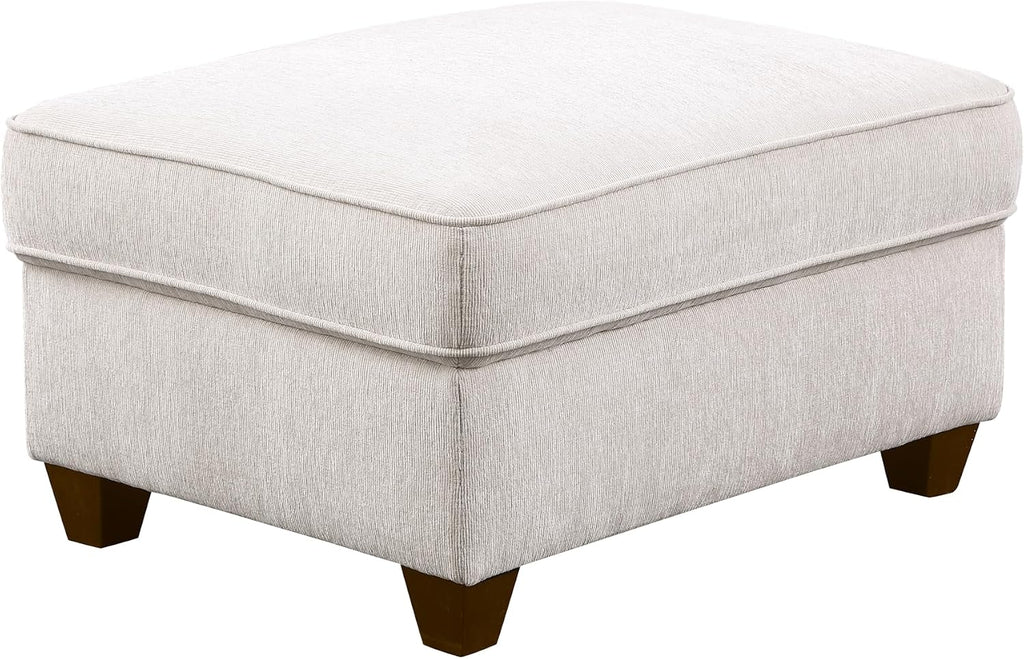 YOPTO 116' Convertible Sectional Couch with Movable Ottoman and 6 Throw Pillows,Chenille Upholstered Comfy Sofa 7 Seater,L-Shaped,Free Combination,Easy Assembly for Living Room,Apartment,Office,Beige