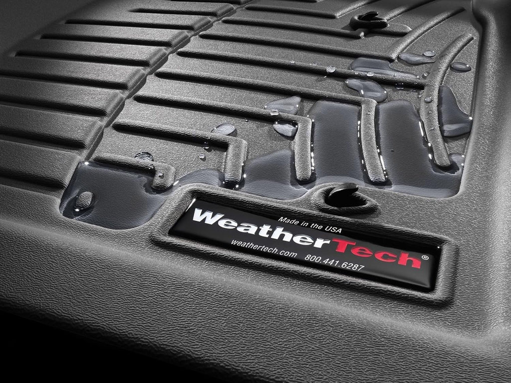 WeatherTech Custom Fit FloorLiners for Hyundai Santa Fe - 1st & 2nd Row (45440-1-2), Tan