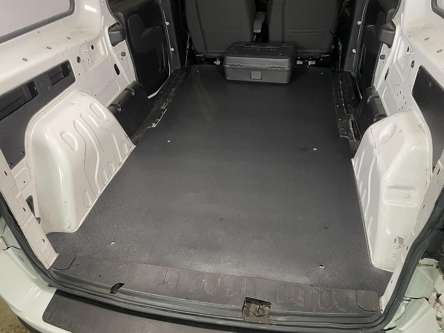 REZAW-PLAST Rubber Cargo Mat for Ram ProMaster City 2015–2022 – Heavy Duty, Odorless, All-Season Trunk Liner – Custom Fit Van Bed Mat – Black – 1/8' Thick (Not for ProMaster 1500–3500)