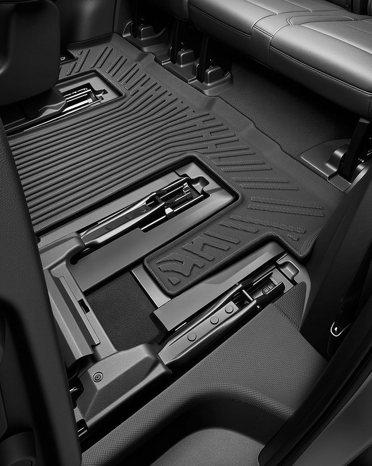 Floor Mats for Chevy Tahoe for GMC Yukon 2021-2026 (Fit 7 Seats), All-Weather Floor Mats, Cargo Liner, Backrest Mats & Door Sill Guards for Tahoe for Yukon Denali Accessories 2021-2025 2026