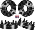 Richeer 5x5.5 Wheel Spacers for 2002-2011 Ram 1500 2006-2009 Aspen 2005-2011 Dakota 2004-2009 Durango, 4PCS 1.5' Hub Centric 5x139.7mm Forged Wheel Spacers with 9/16-18 Studs & 77.8mm Center Bore