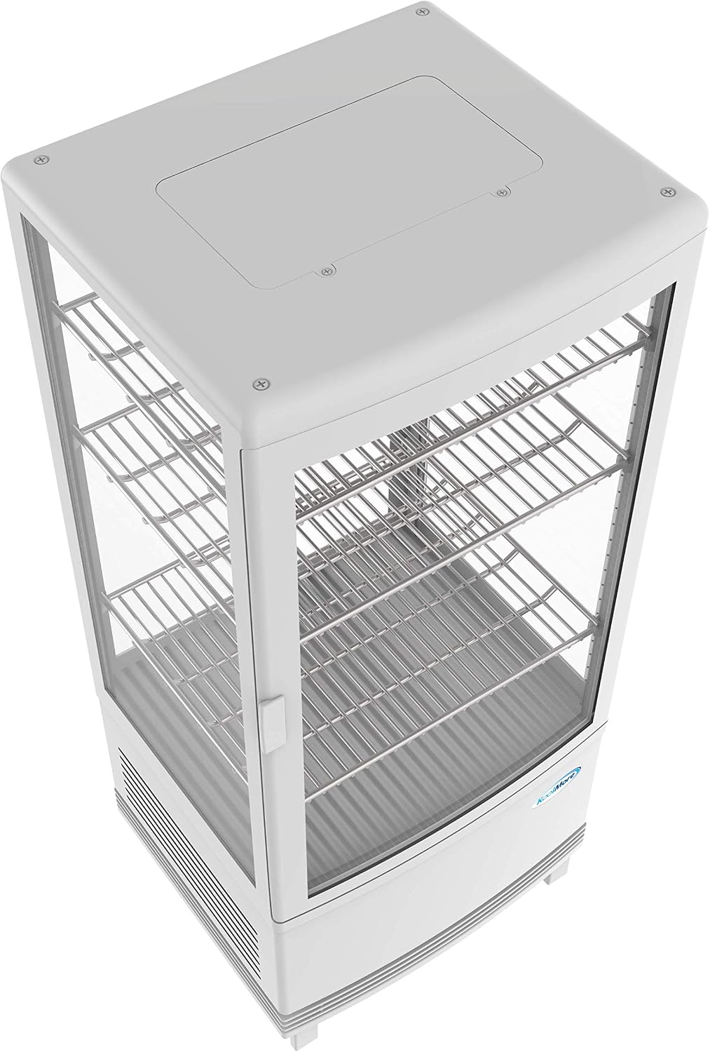 KoolMore Countertop Display Refrigerator - Commercial Beverage Cooler with LED lighting - 3 cu. ft Capacity