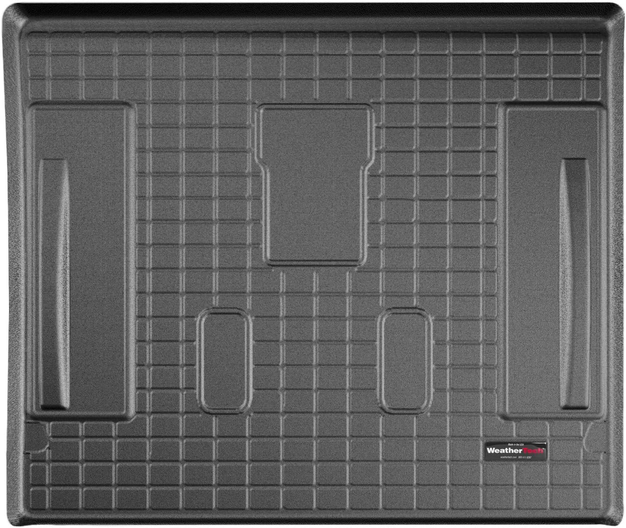 WeatherTech Cargo Trunk Liner for Cadillac Escalade, Yukon, Tahoe - Behind 2nd Row (40306), Black