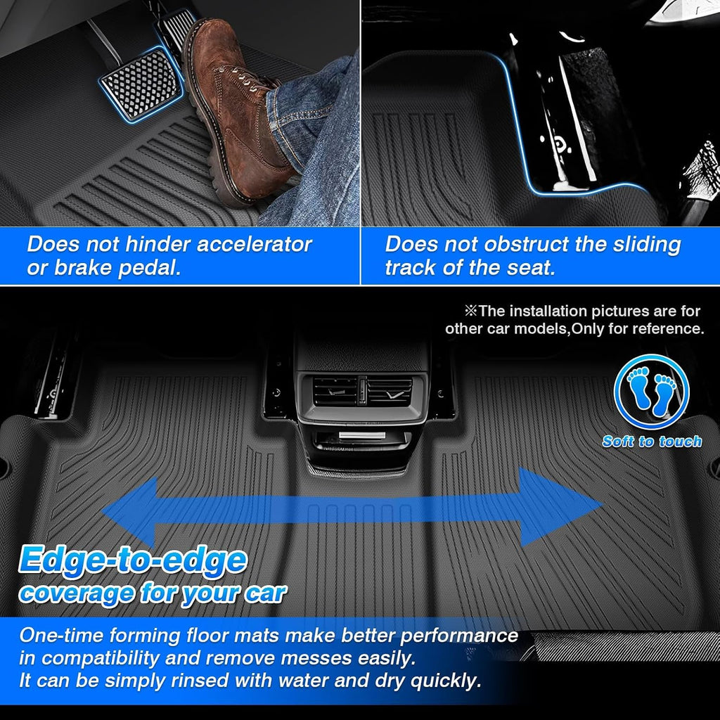 CX-5 Floor Mats - Car Mats for Mazda CX-5 2017-2021, All Weather Floor Mats and Cargo Liner for CX-5 Accessories, Heavy Duty Rubber Mats, Car Accessories