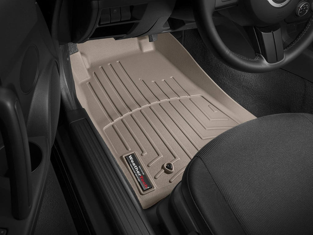WeatherTech Custom Fit FloorLiners for Mazda MX-5 Miata - 1st Row (452621), Tan