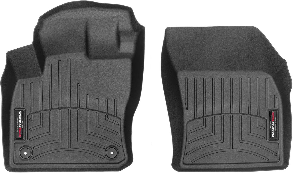 WeatherTech Custom Fit FloorLiners for VW Tiguan, Tiguan, 1st Row (4415631), Black