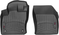 WeatherTech Custom Fit FloorLiners for VW Tiguan, Tiguan, 1st Row (4415631), Black