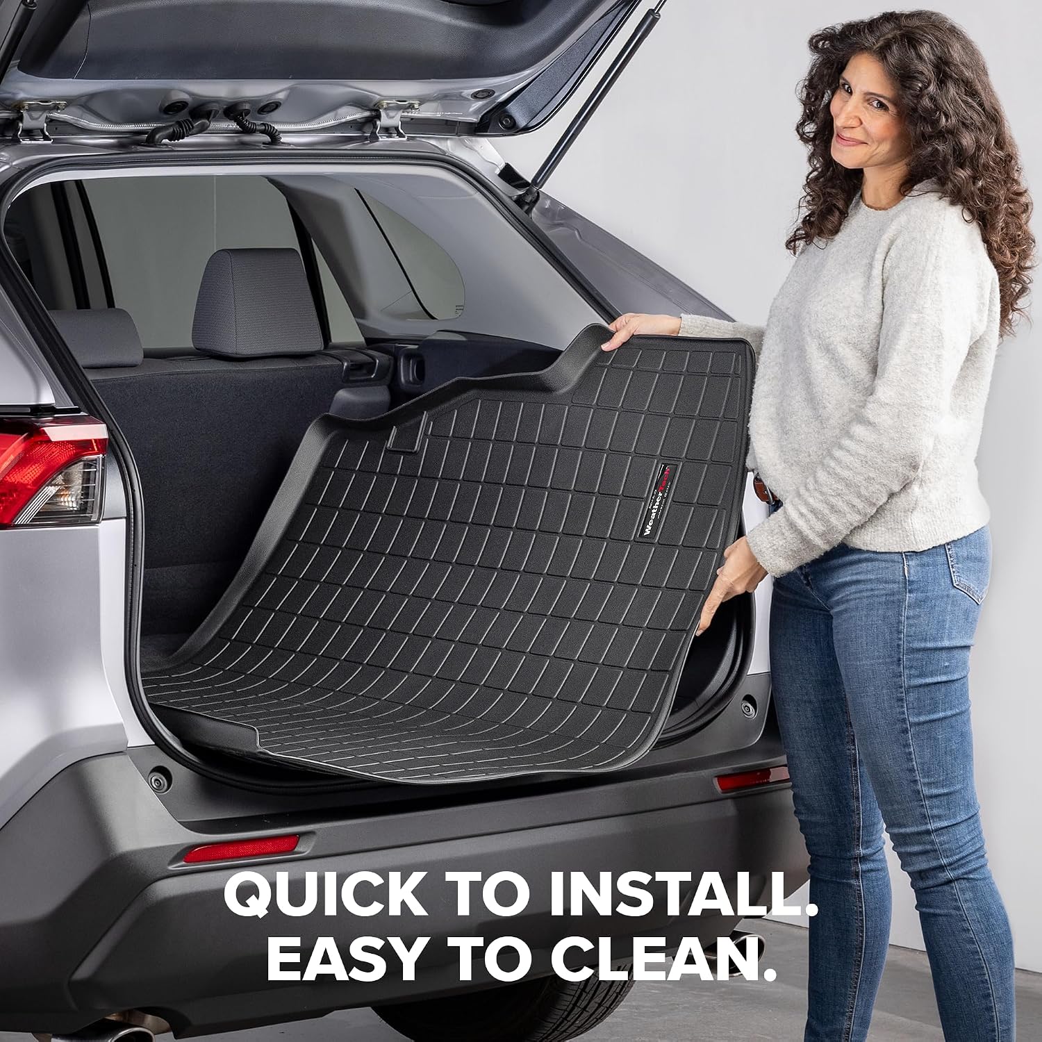 WeatherTech Cargo Trunk Liner for Ford Explorer, Explorer - Behind 2nd Row (40189), Black