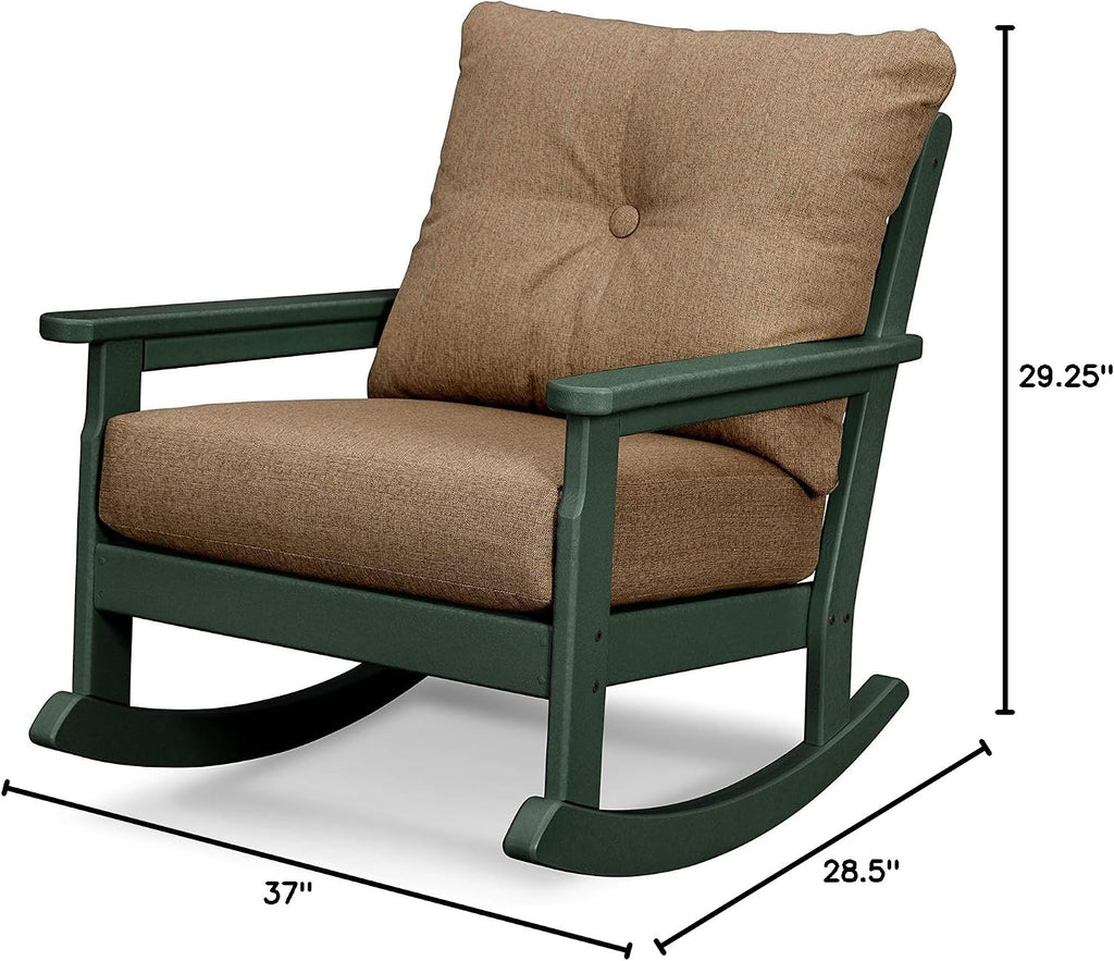 POLYWOOD Vineyard Deep Seating Rocking Chair