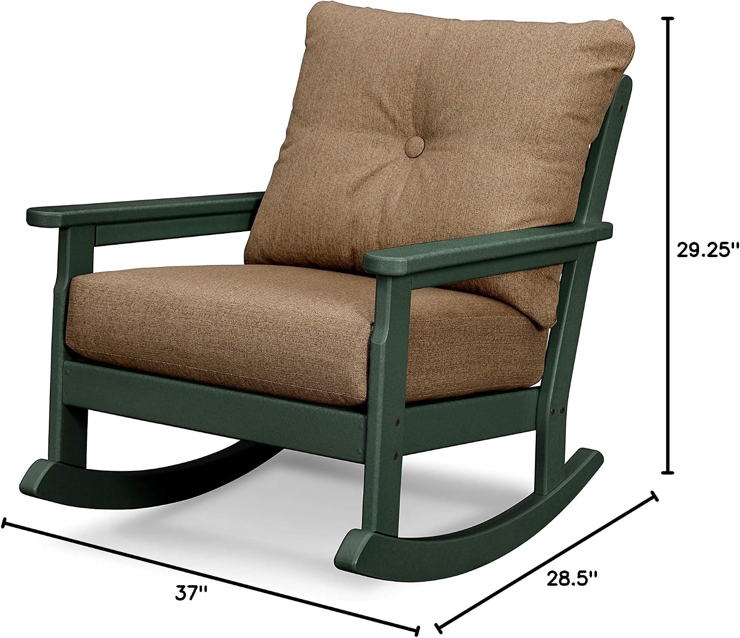 POLYWOOD Vineyard Deep Seating Rocking Chair