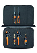 testo Smart Probe Kit - HVAC/R Test & Load Set for Air Conditioning, Refrigeration & Heating System - with 2X 115i Clamp Meter, 2X 549i High Pressure Gauge, 2X 605i Thermohygrometer – with Bluetooth
