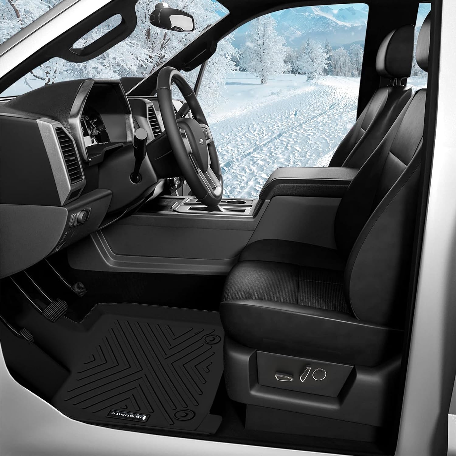 Floor Mats &Trunk Mat for 2024 2025 Hyundai Santa FE (Not for Hybrid) Seat with Backrest Mat All Weather TPE Rubber Cargo Liner Back Seat Cover 3rd Row for 2024 Hyundai Santa FE Accessories