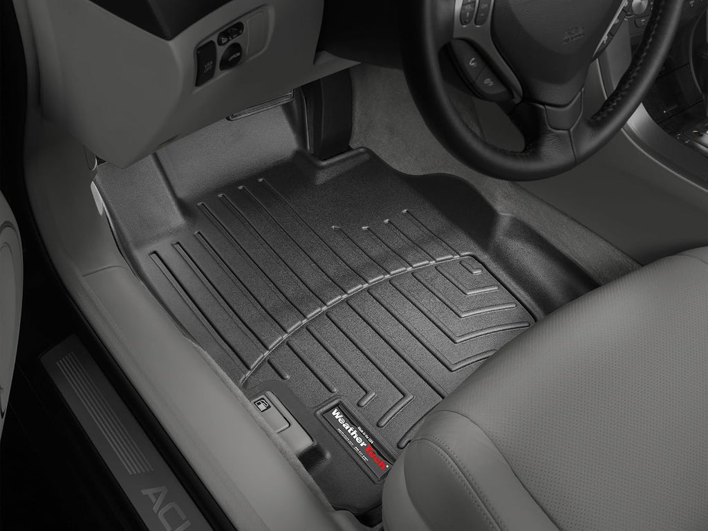 WeatherTech Custom Fit FloorLiners for Acura TL - 1st Row (441501), Black